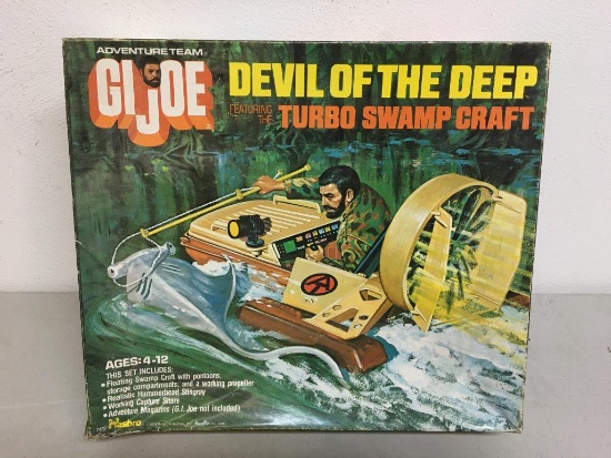 GI Joe Adventure Team Devil of the Deep Featuring Turbo Swamp Craft by Hasbro w/Original Box