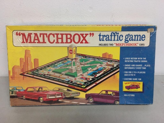 "Matchbox" Traffic Game Incl Two "Matchbox" Cars