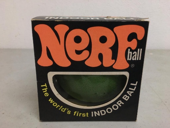 Official Nerf Ball Worlds First Indoor Ball by Parker Brothers w/Originial Box