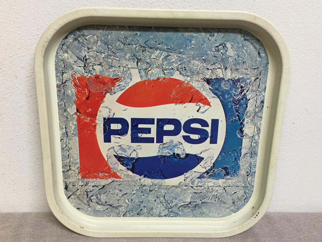 Vintage Metal Pepsi Serving Tray Proxibid