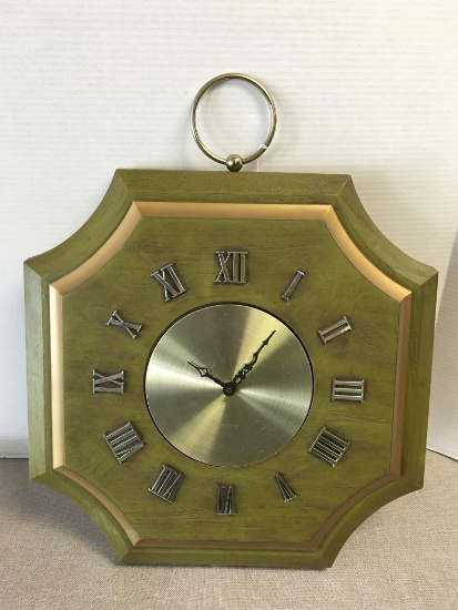 Vintage Plastic Westclox Wall Clock