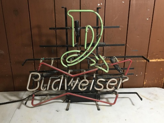 Dayton Dragon's Budweiser Neon Sign - Non Working