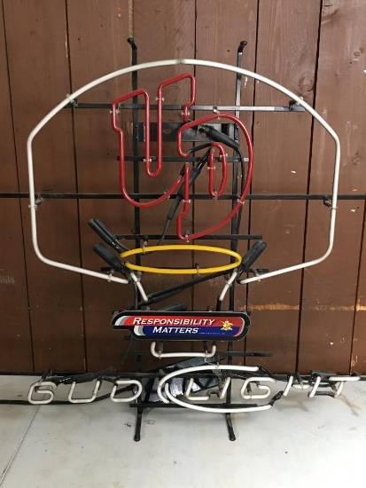 Bud Light University of Dayton Neon Light