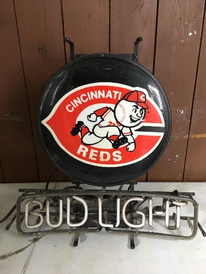 Cincinnati Reds Bud Light Neon Sign