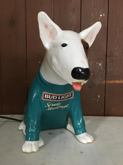 Composite Plastic Spuds Mackenzie Lighted Figure