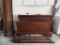 Queen Size Wooden Sleigh Bed