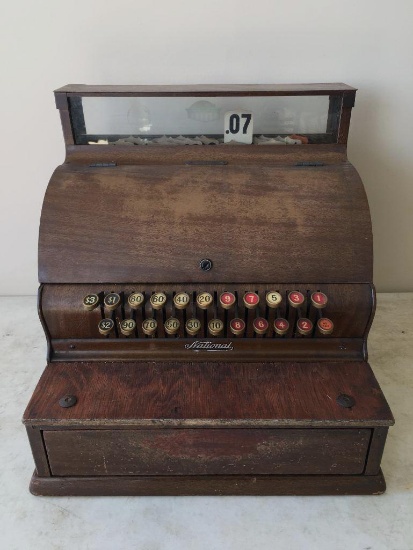 Antique National Cash Register