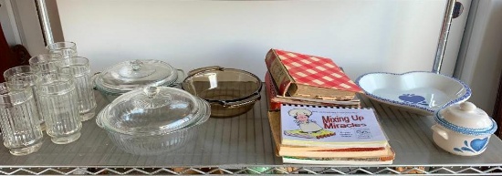 Kitchen Lot with a Few Cookbooks