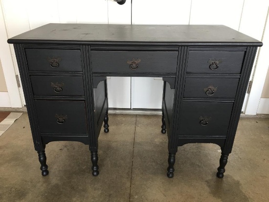Small Wooden Desk with Chair
