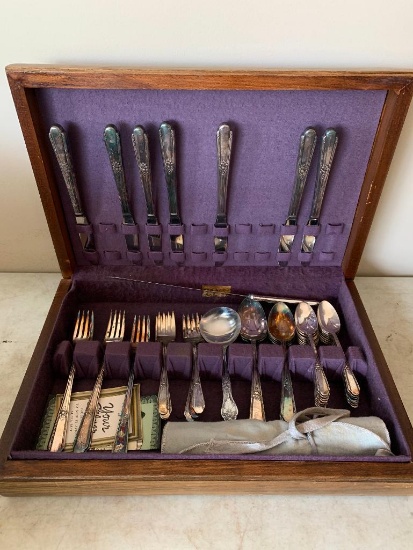 Collection of Misc Silver Plate Flatware