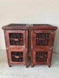 Set of Small Storage Cabinets