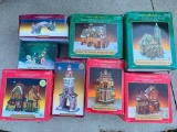 Boxed Christmas Village Structures