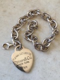 Tiffany Clasp and Pendant Bracelet