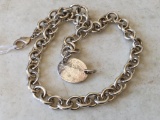 Tiffany Clasp and Pendant 16 Inch Necklace