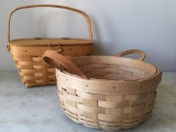 Collection of 2 Longaberger Baskets