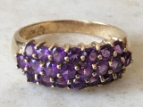 10K Ring with Amethyst Stone