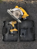Dewalt Cordless Saw, Drill and Case