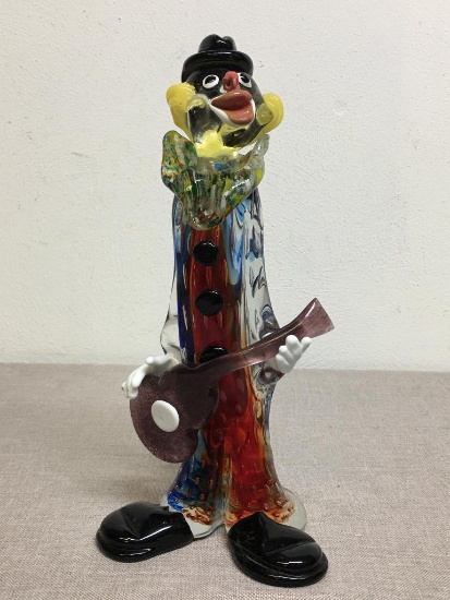 Murano Style Glass Clown