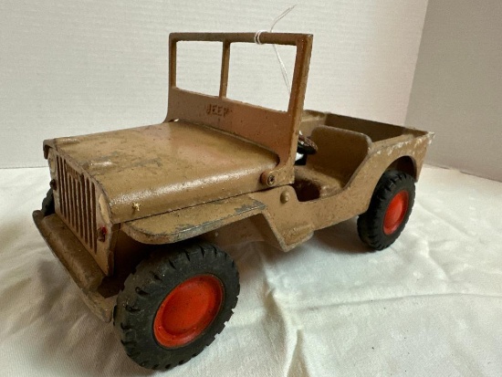 Vintage AI-Toy Willy's Cast Aluminum Jeep Toy
