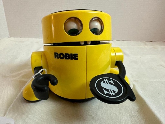 Vintage Robie The Banker Robot Bank by Radio Shack