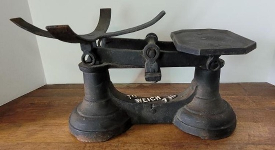 Vintage Cast Iron Candy Scale