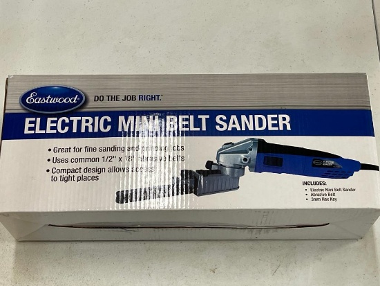 Eastwood Mini Belt Sander Appears New in Box
