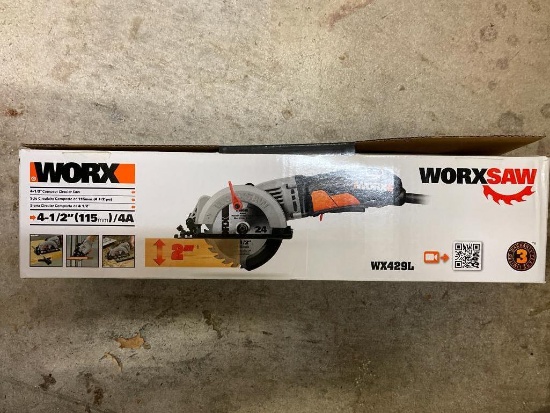 Workx 4 1/2" Saw New in Box