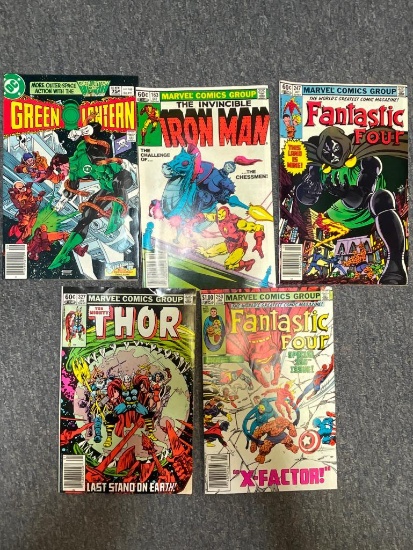 Group of 1980s Marvel Comic Books