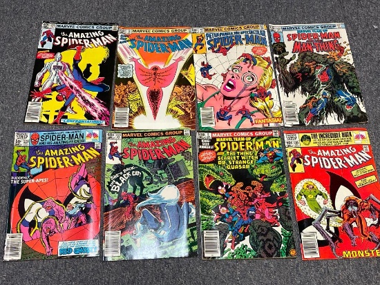 Group of (8) 1980s Marvel Comic Books
