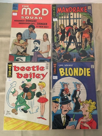 Set of Four Vintage 1967 & 1971 Comic Books