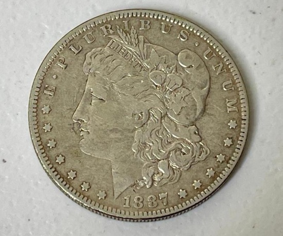 1887 O US Morgan Silver Dollar Coin