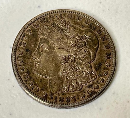 1897 S US Morgan Silver Dollar Coin