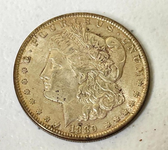 1889 US Morgan Silver Dollar Coin