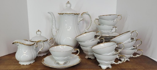 Vintage Edelstein Maria Theresa Canterbury Coffee/Tea Set (1919 - 1933).