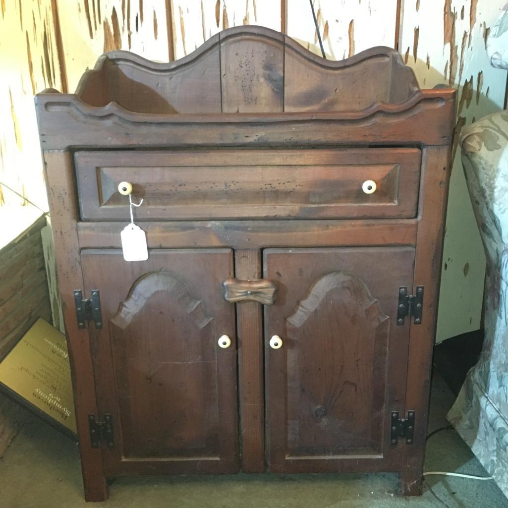 Vintage Wood Wash Stand Proxibid