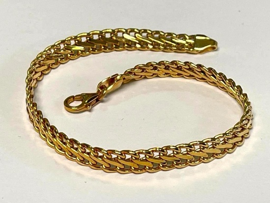18K Gold Mesh Bracelet