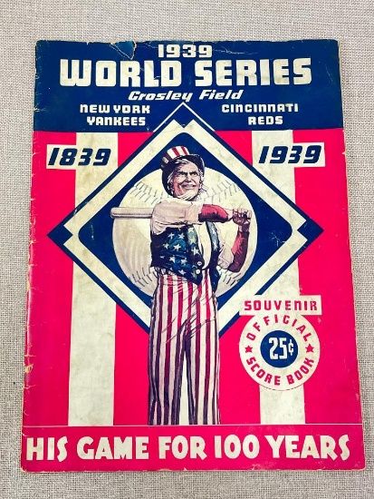 1939 World Series Souvenir Score Book