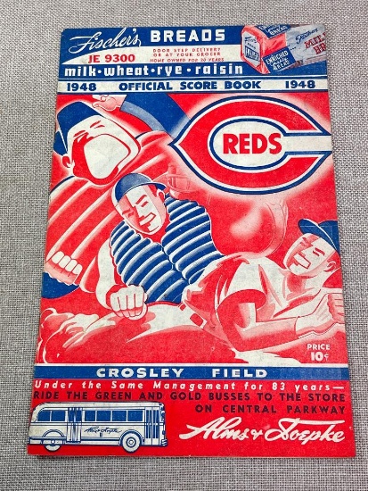 1948 Cincinnati Reds Score Book