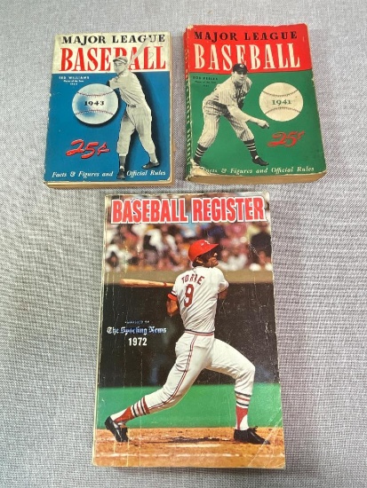 Group of 3 Paperback Baseball Books