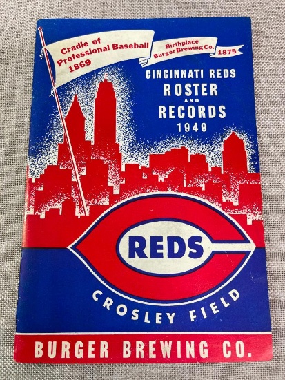 1949 Cincinnati Reds Roster and Records Book