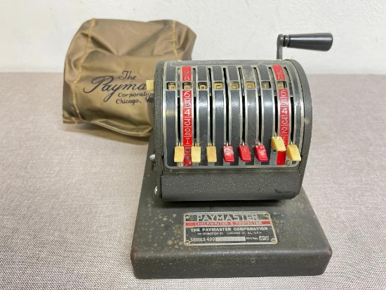Vintage Paymaster Series 400 Check Writer