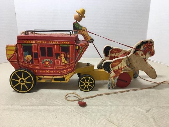 Vintage Fisher Price Stage Coach