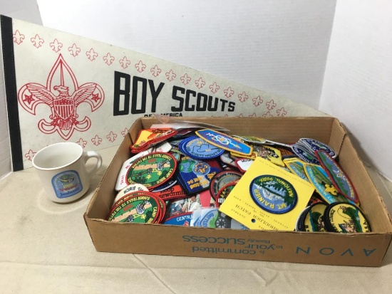 Group of Misc Boy Scout Patches and Pennant
