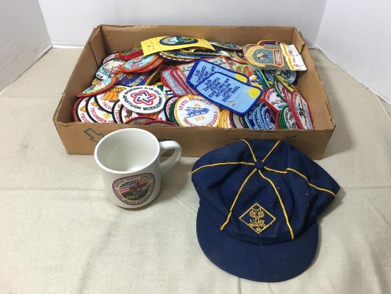 Group of Misc Boy Scout Patches and More