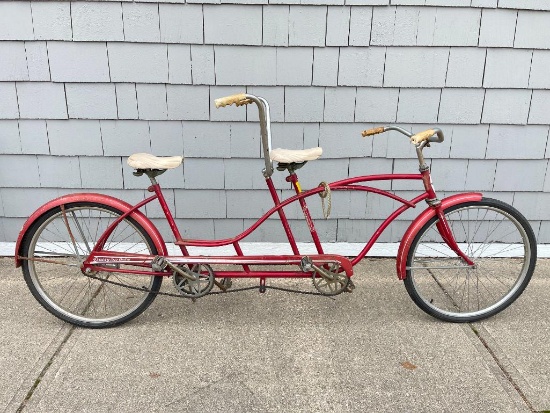 Vintage Tandem Daisy Bicycle