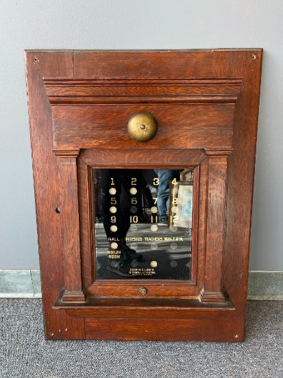 Antique Edwin C. Lewis Fire Alarm Call Box