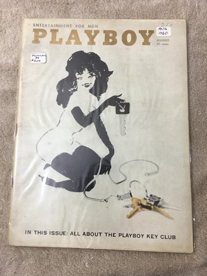 Vintage Playboy Magazine August 1960 - Like New Condition