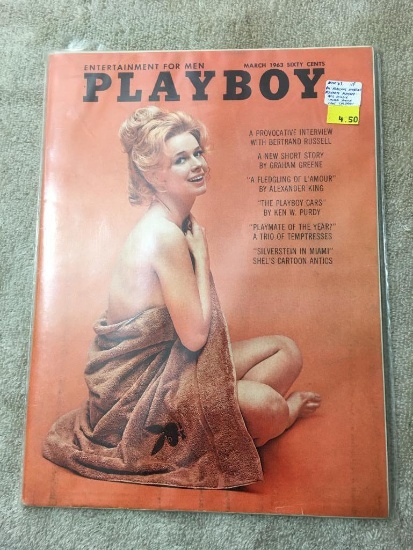Vintage Playboy Magazine 1963 - Like New Condition
