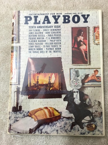 Vintage Playboy Magazine January 1964