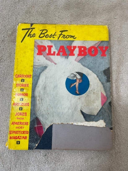 Vintage 1954 "The Best from Playboy" Book by Hugh Heffner